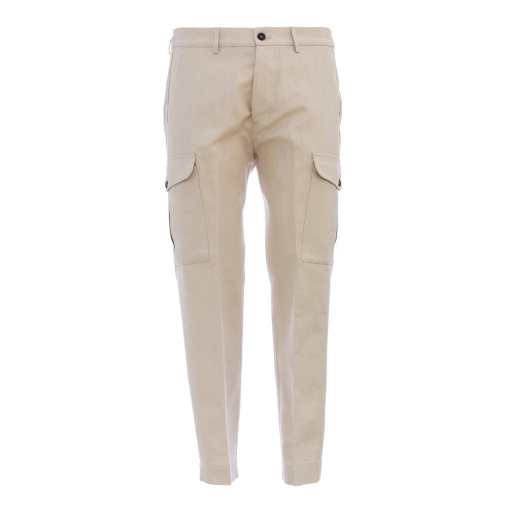 Pantalone Cargo Modello Zeus Beige – Ulysses Boutique