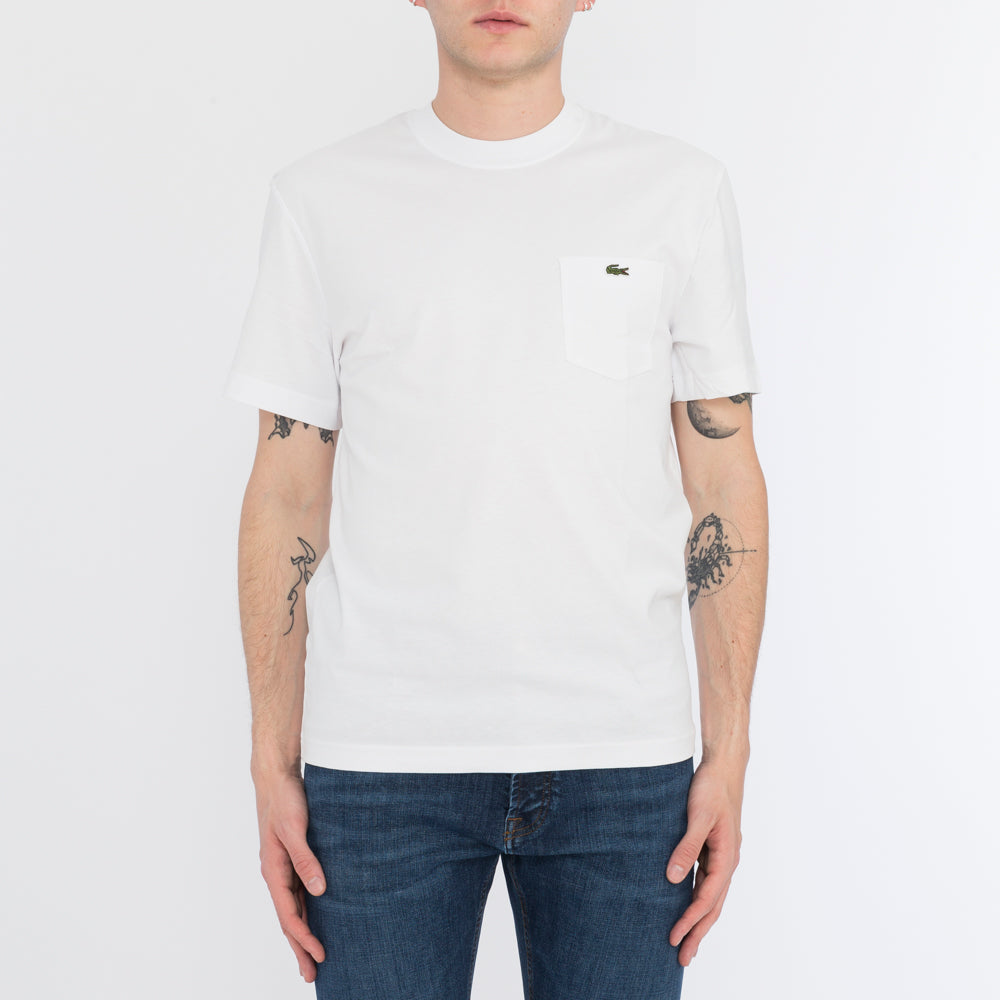 T-Shirt Con Taschino Bianco – Ulysses Boutique - Main Image