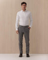 Pantaloni INCOTEX Grigio 100% Lana Regular Fit 1T0039 4932A910 INCOTEX