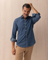 Camicia Polo Ralph Lauren Denim in Cotone Custom Fit 710 792043001 POLO RALPH LAUREN