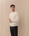 Maglione Girocollo Bianco REGENT LAMB10 MC2 ST BARTH