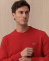 Maglia Lacoste rossa in landswoll AH2916240 LACOSTE
