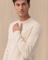 Maglione Girocollo Bianco REGENT LAMB10 MC2 ST BARTH