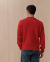 Maglia Lacoste rossa in landswoll AH2916240 LACOSTE