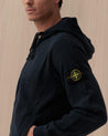 Felpa Con Cappuccio E Full Zip Blu K2S156100067 S0A20V0020 STONE ISLAND