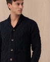 Cardigan Blu EVT ESSENNAVY TOOCO