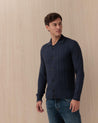 Maglia Full Bottoni Blu F3DI0768797 FUMAGALLI