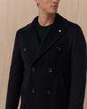 Cappotto Doppiopetto Blu 737757552/05 LUIGI BIANCHI MANTOVA