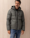 Bomber COLMAR verde in poliestere con trapuntature maxi 1217498 COLMAR