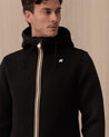 Felpa Con Cappuccio Nero K2141DWUSY K-WAY