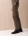 Pantaloni INCOTEX Verde in Cotone ed Elastane Slim 1W0030 4539D744 INCOTEX