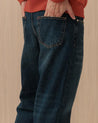 Jeans Largo Denim Scuro NIKI GFBK01 BE ABLE
