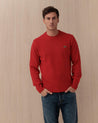 Maglia Lacoste rossa in landswoll AH2916240 LACOSTE