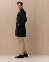 Cappotto Doppiopetto Blu 737757552/05 LUIGI BIANCHI MANTOVA