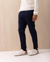 Pantaloni BE ABLE blu in gabardina stretch ALEXANDER GSONAVY BE ABLE
