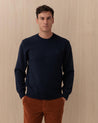 Maglia Girocollo Blu SHETLAND309 BARACUTA
