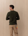 Maglia Girocollo Verde SHETLAND8185 BARACUTA