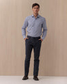 Pantaloni INCOTEX SLACKS Blu in Cotone Stretch 18S100 40601836 INCOTEX SLACKS