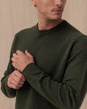 Maglione Girocollo Verde REGENT LAMB52 MC2 ST BARTH