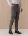 Pantaloni INCOTEX Grigio 100% Lana Regular Fit 1T0039 4932A910 INCOTEX