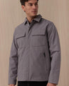 Giubbotto Overshirt Tecnico Grigio KISO PM941950 PEOPLE OF SHIBUYA