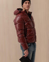 Giubbotto Bomber Lucido Bordeaux PI001133U 12220Z6705 HERNO