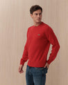 Maglia Lacoste rossa in landswoll AH2916240 LACOSTE