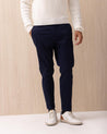 Pantaloni BE ABLE blu in gabardina stretch ALEXANDER GSONAVY BE ABLE