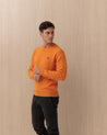 Maglia Girocollo Arancione SHETLAND8525 BARACUTA