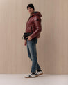 Giubbotto Bomber Lucido Bordeaux PI001133U 12220Z6705 HERNO