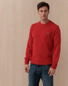Maglia Lacoste rossa in landswoll AH2916240 LACOSTE