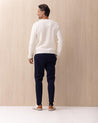 Pantaloni BE ABLE blu in gabardina stretch ALEXANDER GSONAVY BE ABLE