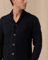 Cardigan Blu EVT ESSENNAVY TOOCO