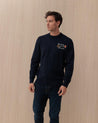 Maglione Girocollo Blu HERON LIGHT61 SOLE POLE P MC2 ST BARTH