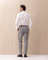 Pantaloni INCOTEX Grigio in Lana e Cotone 1T0096 40962900 INCOTEX