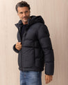 Bomber COLMAR Nero in Poliestere con Cappuccio Removibile 121799 COLMAR