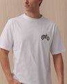 T-Shirt Manica Corta Bianco BIKERSWHITE TOOCO