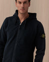 Felpa Con Cappuccio E Full Zip Blu K2S156100067 S0A20V0020 STONE ISLAND