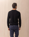 Maglia Polo Ralph Lauren nera in lana pettinata slim 710 946143004 POLO RALPH LAUREN