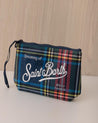 Pochette MC2 ST BARTH Multicolor in Tartan ALINE W61 TARTAN MC2 ST BARTH