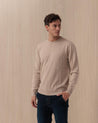 Maglione Girocollo Beige REGENT MERINO11 MC2 ST BARTH