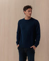 Maglione Girocollo Blu REGENT MERINO61 MC2 ST BARTH