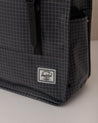Zaino HERSCHEL nero in tessuto grande SURVEY BACKPACKGRID BLACK HERSCHEL