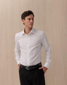 Camicia MAZZARELLI bianca in cotone pregiato 451I MAZZARELLI