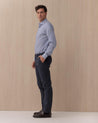 Pantaloni INCOTEX SLACKS Blu in Cotone Stretch 18S100 40601836 INCOTEX SLACKS