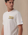 T-shirt MC2 ST BARTH bianca in cotone pregiato ARNOTT WARM10 VACANZE L MC2 ST BARTH