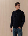 Maglia Mezza Zip Blu K2S155100040 S00A3V0020 STONE ISLAND