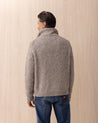 Maglione Mezza Zip Beige B9F0082GREIGE AMARANTO