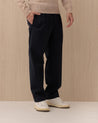 Pantaloni Blu B6F0023NAVY AMARANTO