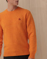 Maglia Girocollo Arancione SHETLAND8525 BARACUTA